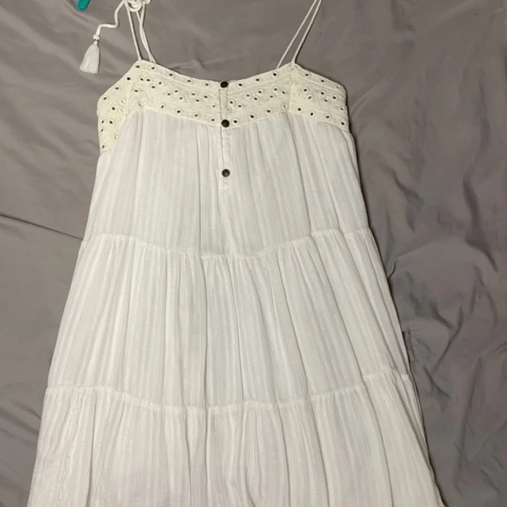 White slip dress